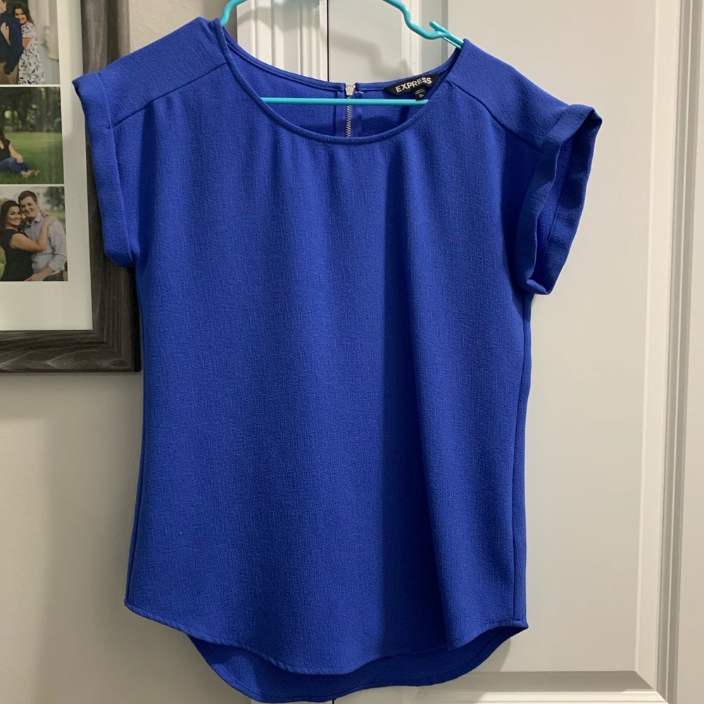 Express Blue Blouse